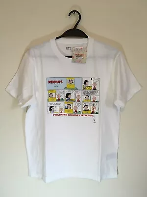 Buy UNIQLO Peanuts Sunday Specials UT Graphic T-Shirt Tee Size S Charlie Brown NWT • 14.90£