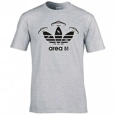 Buy Funny Ufo Alien  Area 51 Logo  T-shirt • 12.99£