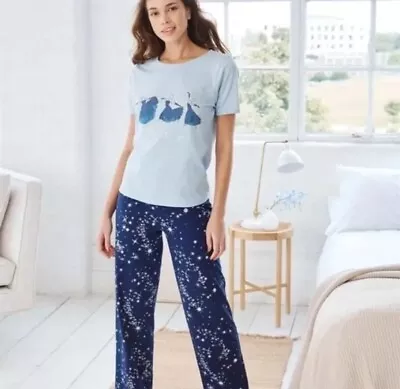 Buy Avon Vienna Waltz Pj's Pyjamas Womens Size Small 8/10 • 6.99£