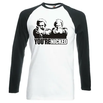 Buy  Inspired By The Sweeney  You're Nicked  Raglan Longsleeve Baseball T-shirt • 16.99£
