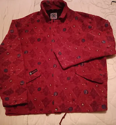 Buy Ladies Vintage EIDER Polartec Patterned Fleece Jacket • 20£