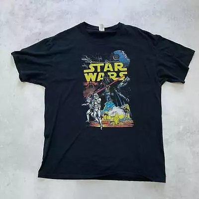 Buy Star Wars T Shirt Mens Large Black Graphic Print • 10£