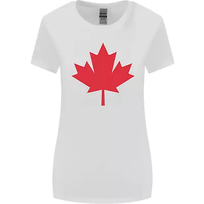 Buy Canadian Flag Canada Maple Leaf Womens Wider Cut T-Shirt • 9.49£