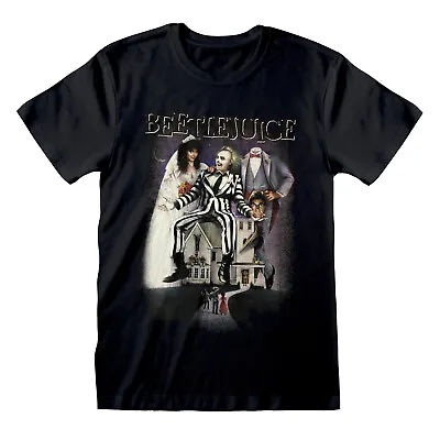 Buy Beetlejuice T Shirt OFFICIAL Movie Poster Betelgeuse Ladies Boyfriend Fit SMLXLX • 13.99£