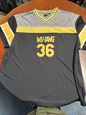 Buy WU-TANG CLAN Baseball Jersey Shirt Enter The 36 Chambers Ltd Edition Size 2XL • 5£