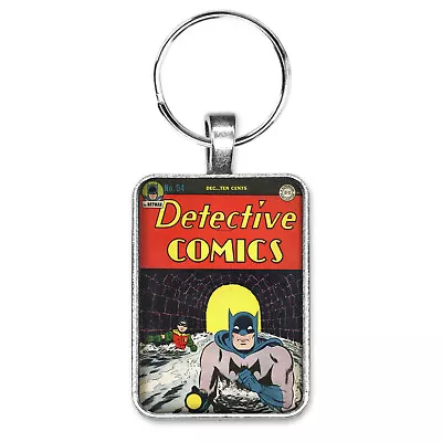 Buy Detective Comics #94 Cover Key Ring / Necklace Batman & Robin Comic Book Jewelry • 12.24£