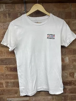 Buy Vans Womens T-shirt White Size S Small • 6.95£