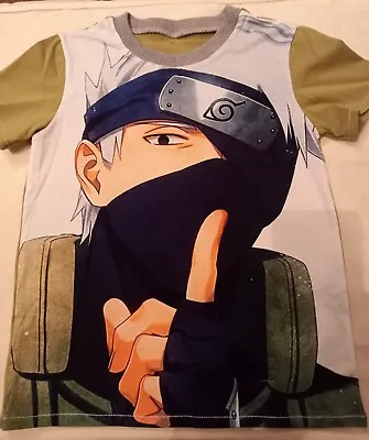 Buy Children's T-shirt, Kids. Naruto, Kakashi. T-shirt, Hand Stitched T-shirt • 23.70£