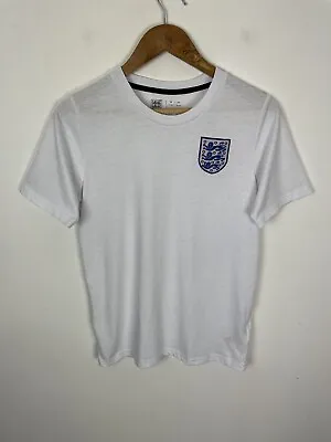 Buy Kid's England T-Shirt Tee Top White UK 11-12 Years • 3.44£