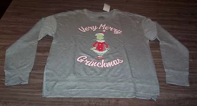 Buy WOMEN'S TEEN THE GRINCH WHO STOLE CHRISTMAS Crew Sweatshirt MEDIUM NEW W/ TAG • 28.35£