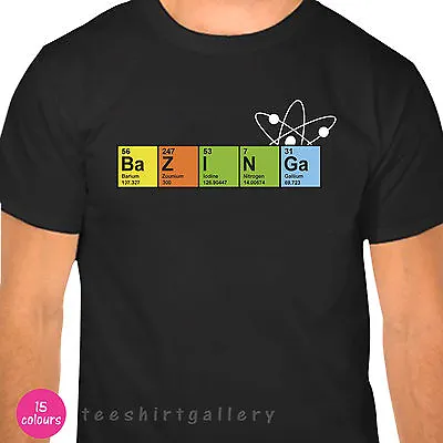 Buy Bazinga Orbit Funny Nerd Geek Big Bang Theory Sheldon Copper T Shirt  • 9.99£