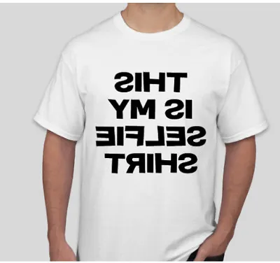 Buy This Is My Selfie Shirt - T-shirt Tshirt Christmas Gift Mens Funny Mirror Custom • 9.95£