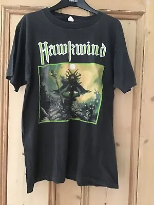Buy Hawkwind T-shirt March 1991 Space Bandits In Black. • 25£
