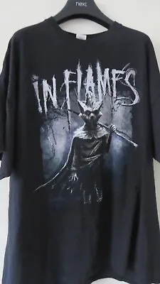 Buy Official In Flames 2019 European Tour T-shirt - Black, Size Xxl - Very Rare! • 24.95£
