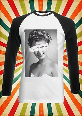 Buy  Laura Palmer Twin Peaks Cool  Men Women Long Short Sleeve Baseball T Shirt 2604 • 9.95£