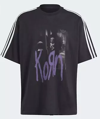 Buy Adidas X Korn Graphic T Shirt Carbon LARGE IN9099 BNWT Unworn 26  PTP Oversized  • 125£