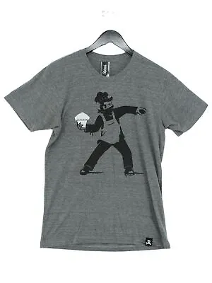 Buy Johnny Cupcakes Men's T-Shirt M Grey Graphic 100% Cotton Basic • 11.60£