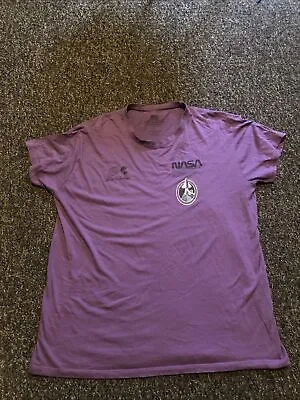 Buy NASA T-Shirt Large Purple Cotton Mens / Unisex￼ Great Condition VG++ • 12.99£