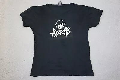 Buy The Adicts Monkey 80s Punk Rock England Women's Size Large Black • 17.84£