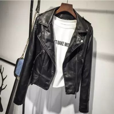 Buy UK Hot Southside Serpents Riverdale Women's Leather Jacket Print Jumper Coats D1 • 40.18£