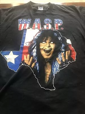 Buy WASP W.A.S.P. Blind In Texas World Domination Shirt Rare Vinyl LP Record Lawless • 100£