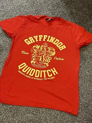 Buy Harry Potter Gryffindor Red And Yellow Tshirt Size Small • 3£