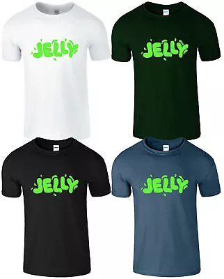Buy Crazy Green Jelly Kids T-Shirt Funny Boys Youtuber Merch Gamer Birthday Gift Tee • 7.99£