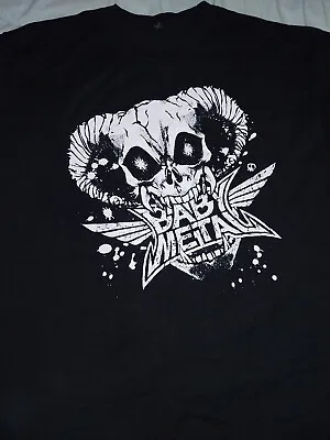 Buy Babymetal Horned Skull Logo T-Shirt XL • 20£