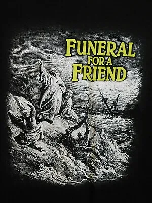 Buy Funeral For A Friend Shipwrecked T Shirt  Music Short Sleeve Mens Size Small • 12.58£