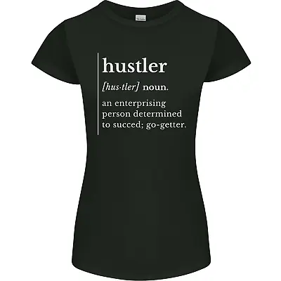 Buy Hustler Definition Hustle Womens Petite Cut T-Shirt • 9.99£