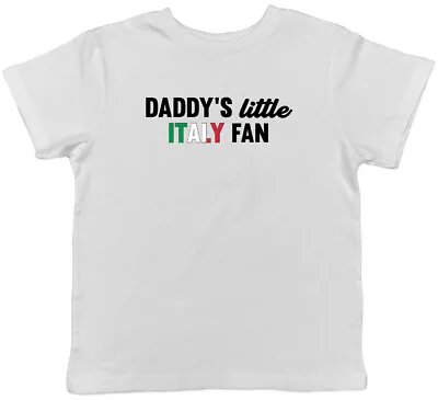Buy Daddy's Little Italy Fan Childrens Kids T-Shirt Boys Girls • 5.99£