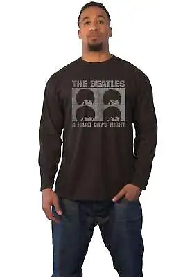 Buy The Beatles Hard Days Night Long Sleeve T Shirt • 22.95£