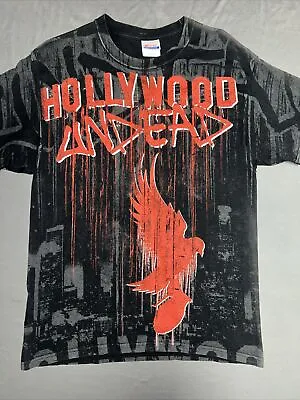 Buy Hanes Hollywood Undead T Shirt Size L Black (1430) • 14.45£