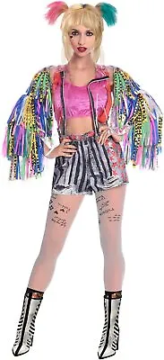 Buy Harley Quinn Birds Of Prey Adults Official Fancy Dress Costume Dc Film Cosplay  • 29.99£