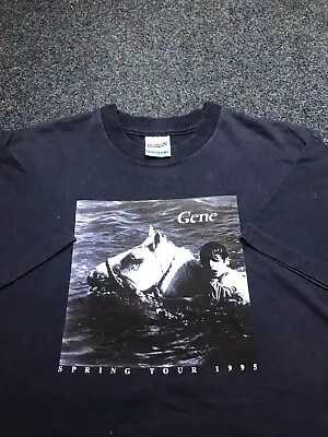 Buy Vintage Gene British Pop Band Shirt Spring Tour 1995 Large Oasis Bjork Smiths • 200£