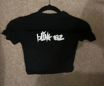 Buy Blink 182 Crop Top Baby Tee T Shirt Punk Rock Band Merch Size 8 • 14.50£