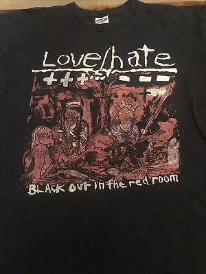 Buy Love/Hate Blackout In The Red Room 20th Anniversary Shirt Skid Row Mona Lisa • 20£