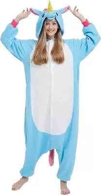 Buy Unisex Adult Pyjamas Animal Jumpsuit Novelty Nightwear Kigurumi Xmas Costume (S) • 7.95£