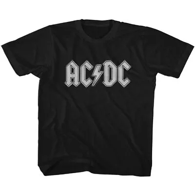 Buy Kids AC/DC Logo Black Rock And Roll Music Band T-Shirt • 19.34£