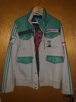 Buy Adidas Star Wars Boba Fett Jacket M Excellent Condition Run Dmc Pharrell Spezial • 199.99£