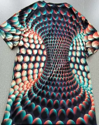 Buy Mens T-Shirt 3D Digital Design Size Large, Snake Pattern ,Brand New • 12.95£