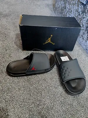 Buy Nike Jordan PLAY SLIDE Size 6 UK Anthracite Black NEW • 33.99£