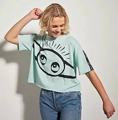 Buy New Disney Store Star Wars Ladies Yoda /The Child Cropped T-Shirt Size L (16/18) • 14.99£