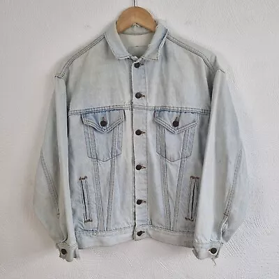 Buy Vintage Levis Denim Jacket Mens Medium Blue Type 3 Trucker Distressed Stonewash • 24.95£