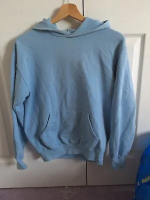 Buy Fruit Of The Loom Blue Hoodie Size Small • 12£