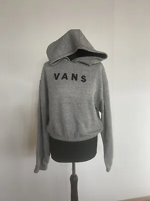 Buy “NEW” Vans Sweater Women Large Grey Hoodie Sweatshirt Fleece Lined • 29£