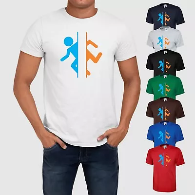 Buy Portal Valve Game T Computer Geeks Unisex Tee Shirt - Gaming Top For Game Lovers • 11.75£