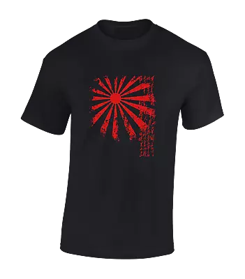 Buy Japan Rising Sun Mens T Shirt Samurai Cool Japanese Design Symbol New Top • 7.99£