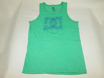 Buy Mens Genuine DC Casual Fashion Bmx Tank Tee Vest S M L XL XXL Green/blue DC174 • 9.99£