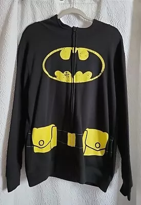 Buy Bat Man Sweater With Hoodie Batman Mask Batman Sweater Costume Medium DC Cómics  • 9.44£